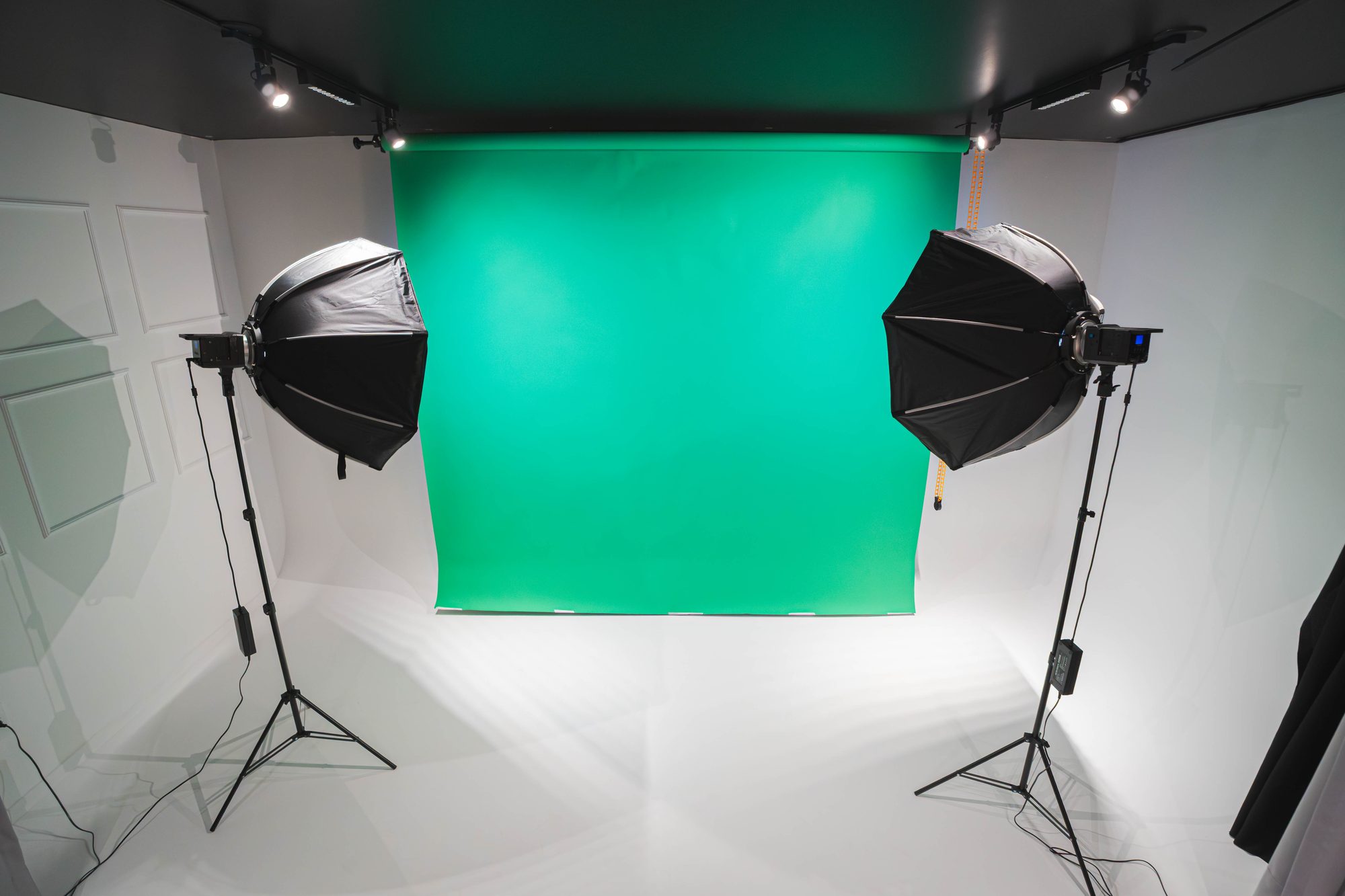 Chroma-key e softboxes